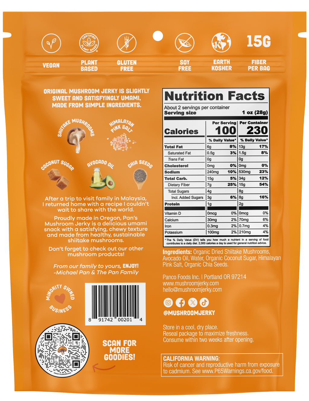 Original Mushroom Jerky