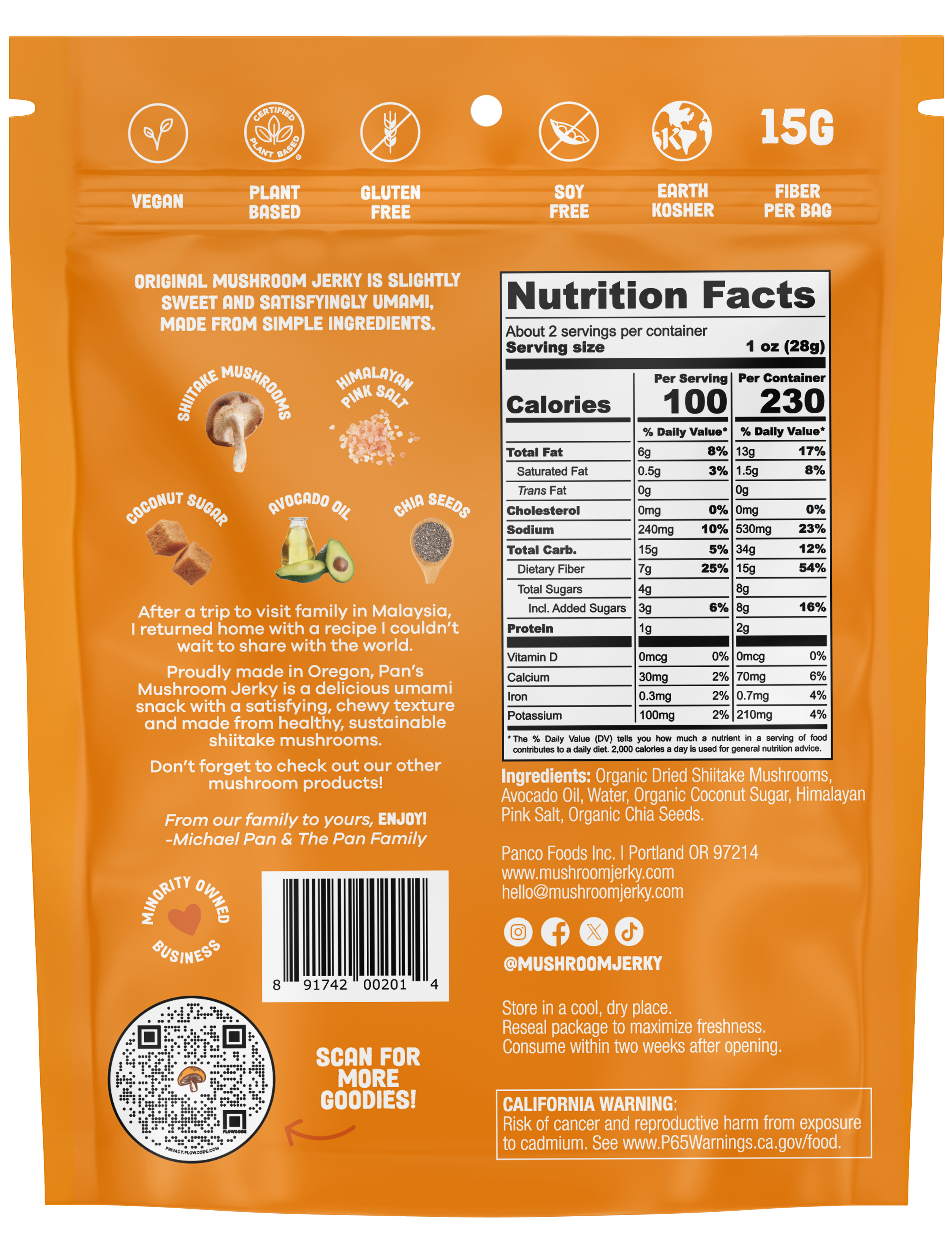 Original Mushroom Jerky